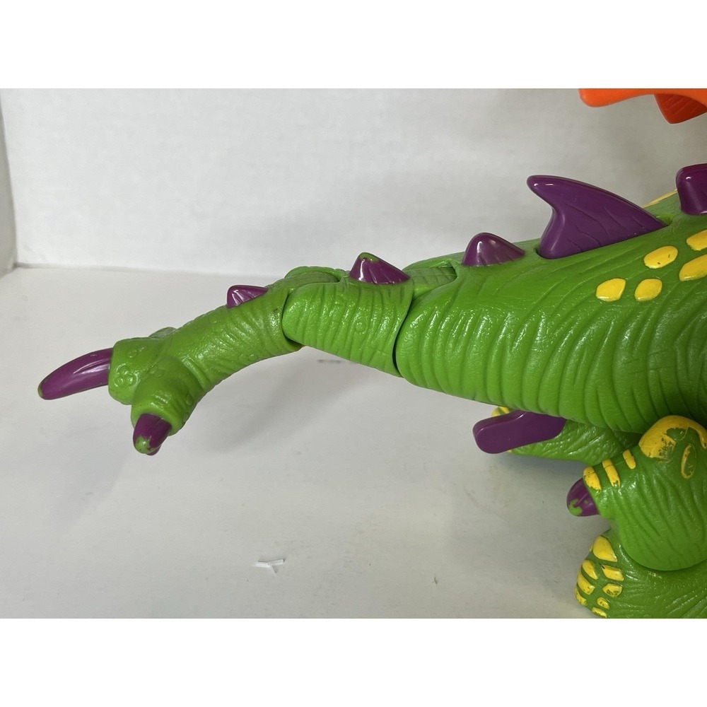 2005 IMAGINEXT GREEN DELUXE DRAGON ACTION FIGURE TOY LIGHT-UP SOUND MOTION - Picture 4 of 11